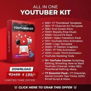 ALL IN ONE YOUTUBE KIT