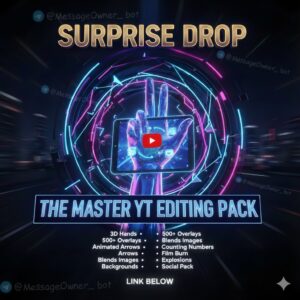 THE MASTER YT EDITING PACK