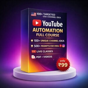 YOUTUBE AUTOMATION FULL COURSE 2026 [LIVE CLASSES]