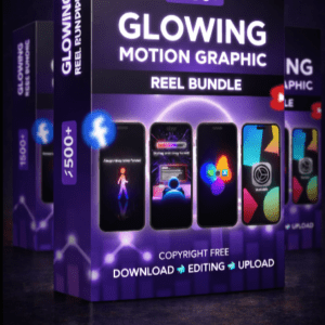 1500+ Glowing Motion Graphics Pack (MRR) – Viral Reels