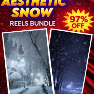 2000+ Aesthetic Snow Reels Bundle – Magical & Chill Winter Clips (₹29 Only)