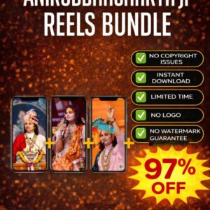 1000+ Latest Aniruddha Acharya Ji Maharaj Reels Bundle – Viral Bhakti & Pravachan Reels (₹29 Only)
