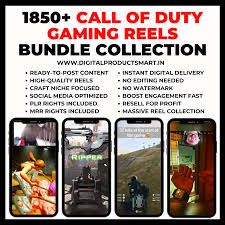 2500+ Call of Duty Reels Bundle – Viral COD Gaming Clips Pack (₹29 Only)