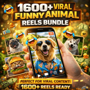 1600+viral funny animals reels bundle
