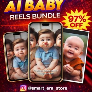 Cute AI Baby Reels Bundle – 1000+ Adorable, Viral & Heart-Melting Baby Clips (₹29 Only) 👶🤍✨