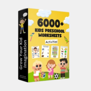 6000+ Kids Printable Preschool Worksheets Bundle | Alphabet, Numbers, Coloring, Hindi & Learning Activities