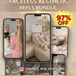 Faceless Aesthetic Reels Bundle – 1500+ Minimal, Calm & Viral Aesthetic Clips (₹29 Only) 🌿✨📱