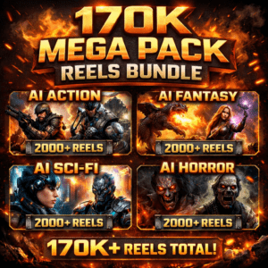 170k +ai reels mega pack bundle (every kind of ai reels bundle)