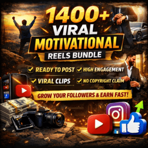 1400+ MOTIVATIONAL REELS BUNDLE