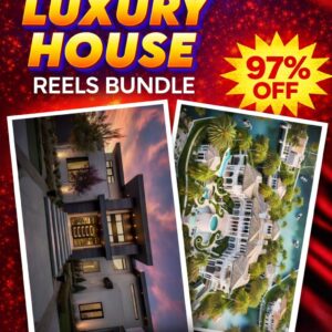 Luxury House Reels Bundle – 2000+ Modern Mansions, Villas & Dream Home Clips (₹29 Only) 🏡💎✨