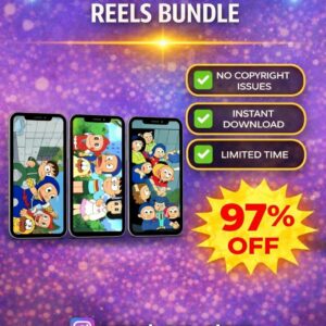 Ninja Hattori Reels Bundle – 1500+ Funny & Action Cartoon Clips (₹29 Only) 🥷😂🔥