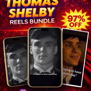Thomas Shelby Reels Bundle – 3000+ Powerful, Attitude & Viral Peaky Blinders Clips (₹29 Only) 🧢🔥😈